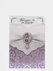 Лавандовый свадебное приглашение в открытке, по 10 штук, 10 x 14,5 см