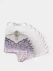 Лавандовый свадебное приглашение в открытке, по 10 штук, 10 x 14,5 см