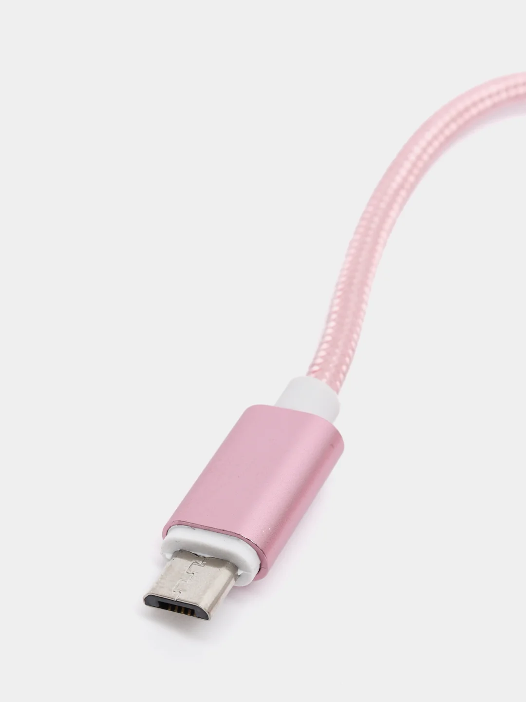 Розовый usb кабель 2.0 А Apple Lythning, type C, micro usb