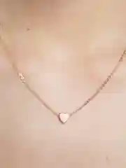 Золотой цепочка с подвеской "Сердце"