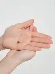 Золотой цепочка с подвеской "Сердце"