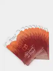 Бордовый свадебное приглашение в открытке, по 10 штук, 10 x 14,5 см