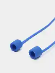 Krutoff / Силиконовый шнурок для AirPods (Эйр Подс), синий