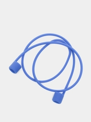 Krutoff / Силиконовый шнурок для AirPods (Эйр Подс), синий