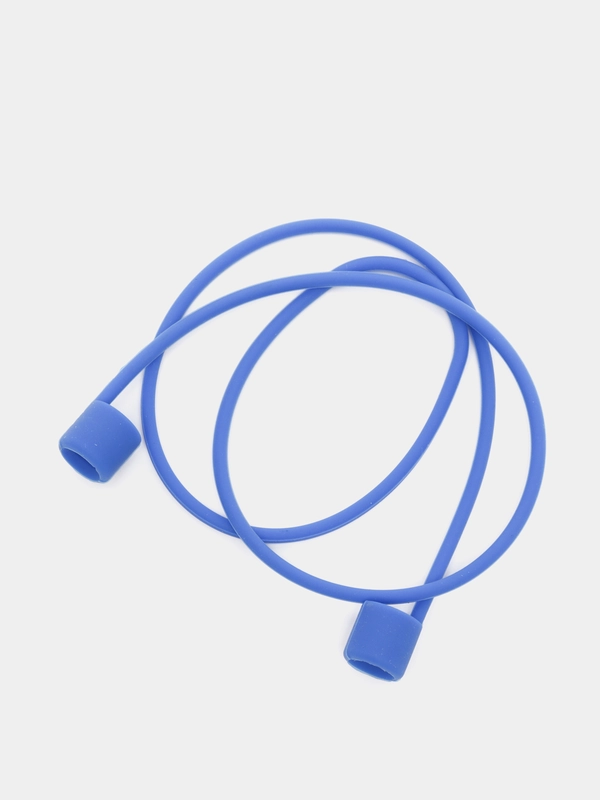 Krutoff / Силиконовый шнурок для AirPods (Эйр Подс), синий