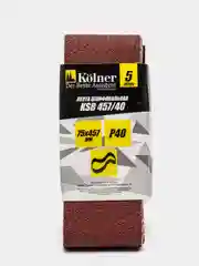 Kolner KSB 457/40  Лента шлифовальная 457*75мм зернистость Р40 5шт в пачке