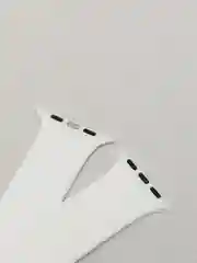 Белый solo Loop силиконовый ремешок Apple Watch 38, 40, 42, 44 mm Series 1, 2, 3, 4, 5, 6, SE