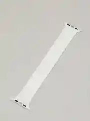 Белый solo Loop силиконовый ремешок Apple Watch 38, 40, 42, 44 mm Series 1, 2, 3, 4, 5, 6, SE