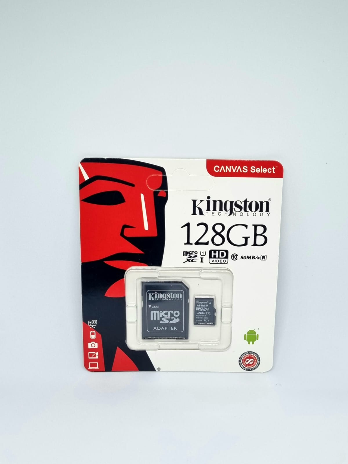 Карта памяти Kingston Micro SD с адаптером 16/32/128 GB купить по цене 700  ₽ в интернет-магазине Магнит Маркет