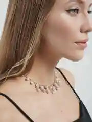 Жемчужное колье, 35+6 см