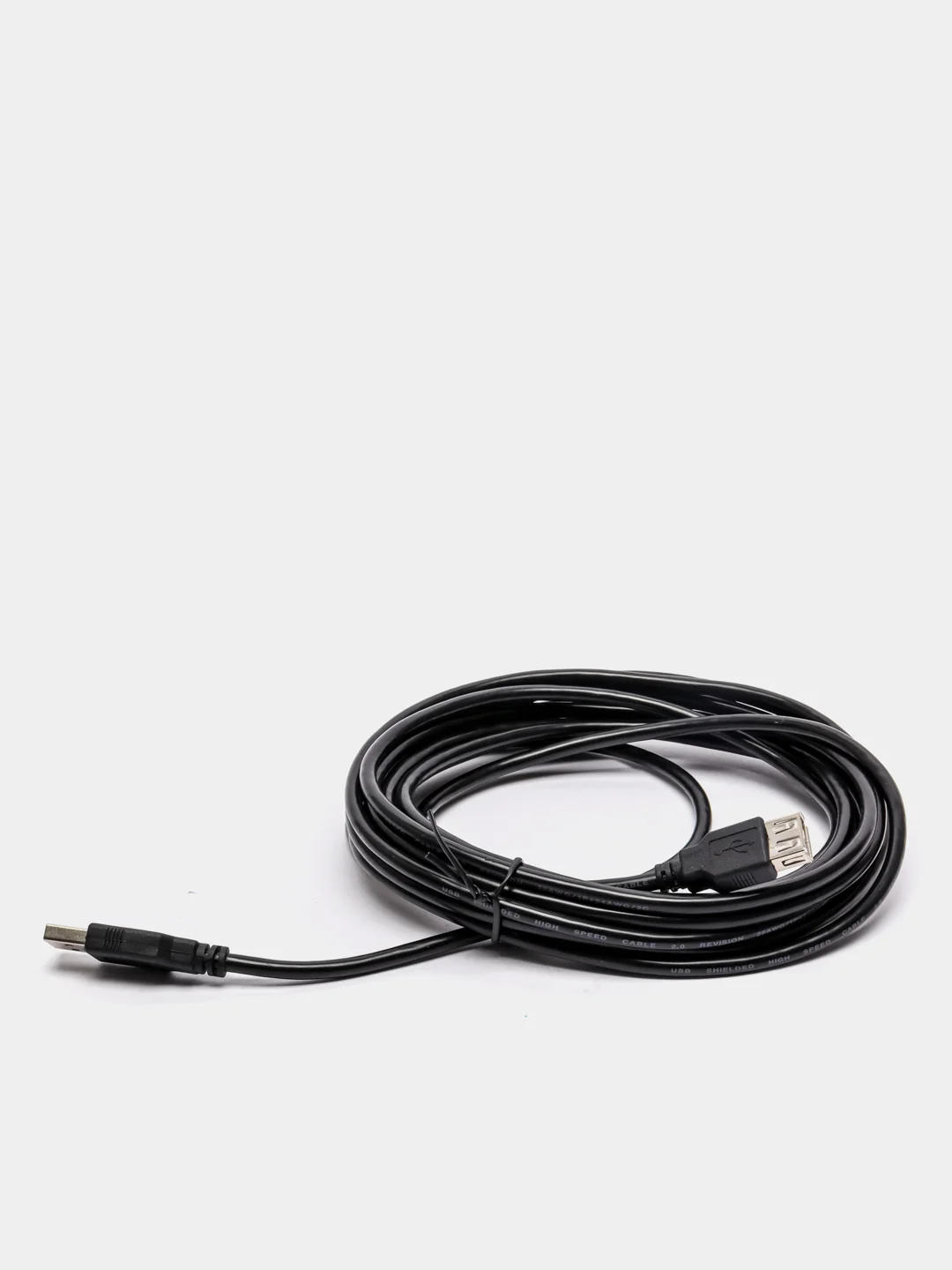 Черный usb кабель Defender USB02-17 USB2.0 AM-AF, 5.0 м