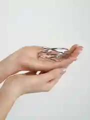 Серебряный женский браслет