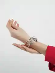 Серебряный женский браслет
