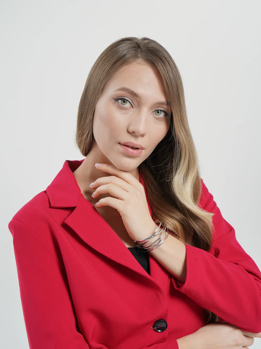 Серебряный женский браслет