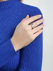 Серый винтажные кольца