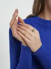 Угольный винтажные кольца