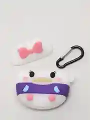 Белый чехол AirPods, силиконовый, с карабином