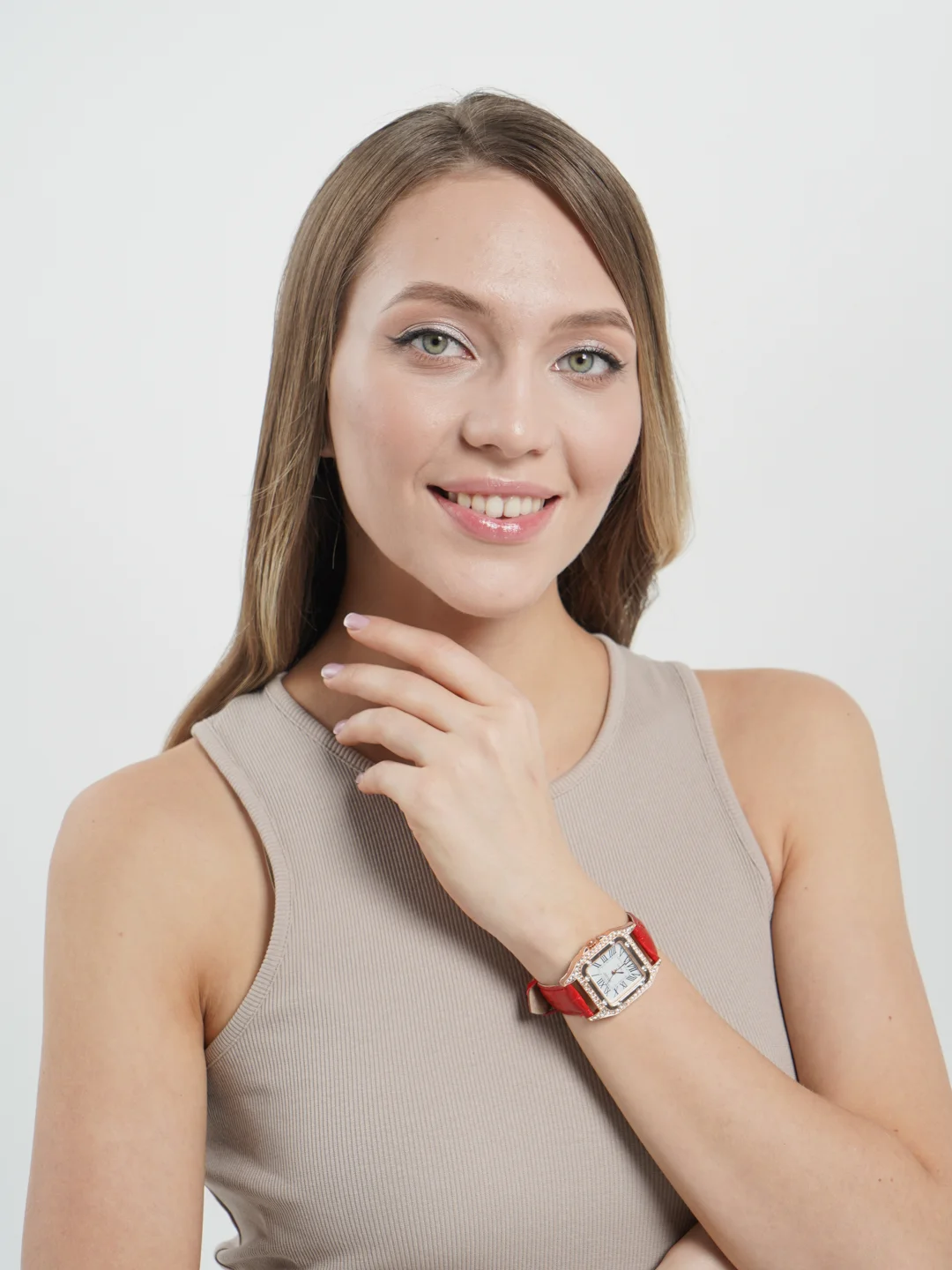 Красный часы наручные женские
