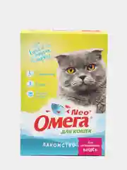 Лакомство Омега Neo+ c L-карнитином "Для кастрированных кошек"