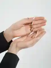 Колье женское, в форме цепи, золотистое