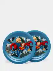 Superman набор бумажных тарелок-1, 6 шт, d=180 мм