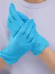 Перчатки нитриловые нестерильные, разные размеры