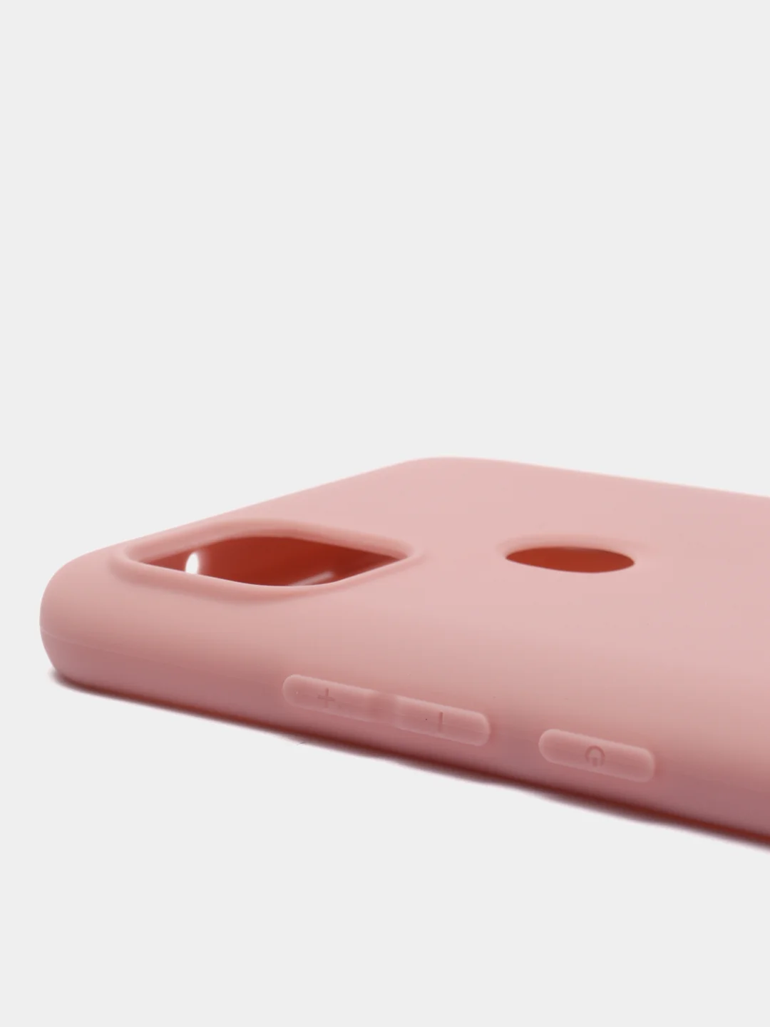 Розовый xiaomi Redmi 9C чехол силиконовый цветной