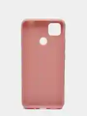 Розовый xiaomi Redmi 9C чехол силиконовый цветной