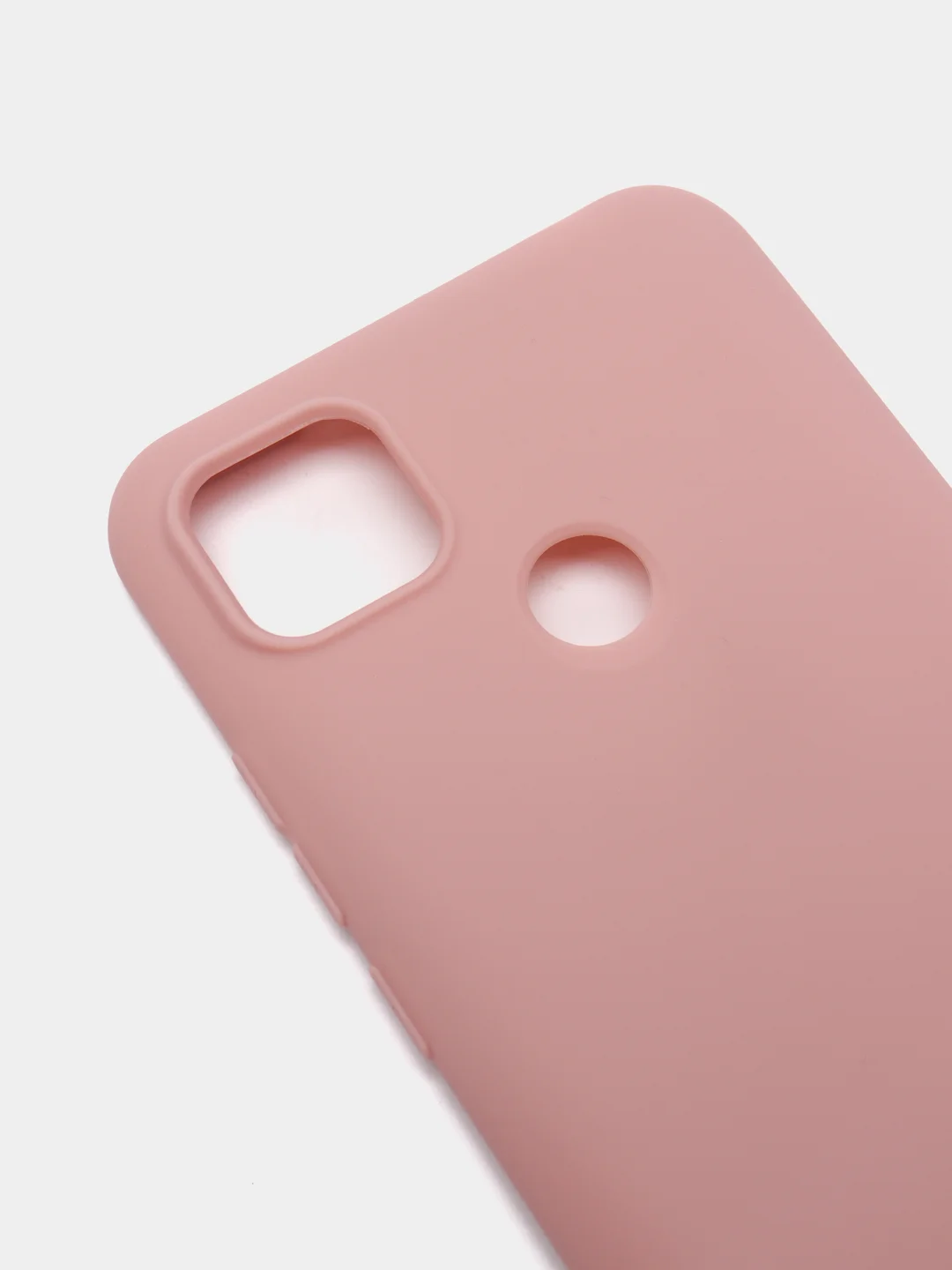 Розовый xiaomi Redmi 9C чехол силиконовый цветной