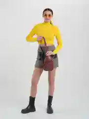 Бордовый сумка женская, нагрудная