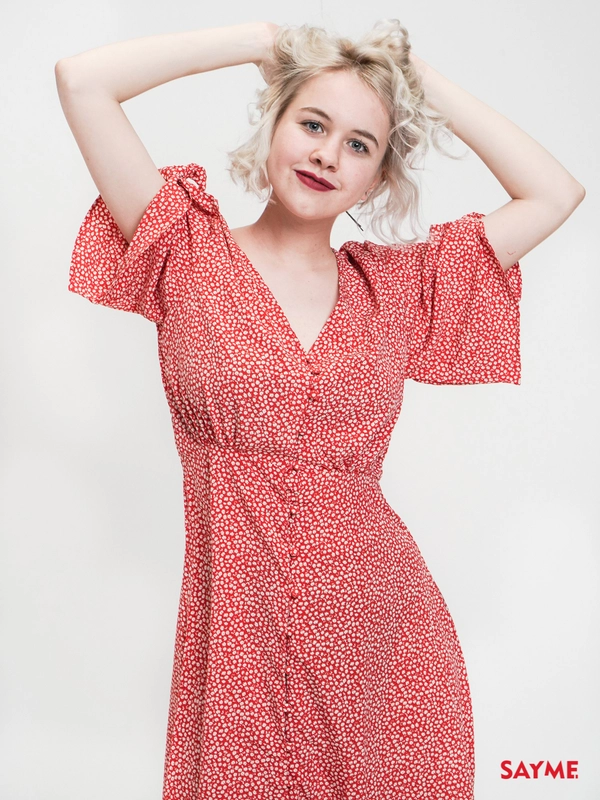Платье женское, в мелкий цветочек Summer