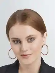 Большиие кольца серьги