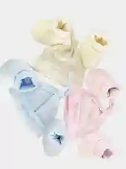 Шапочка узелок + пенетки