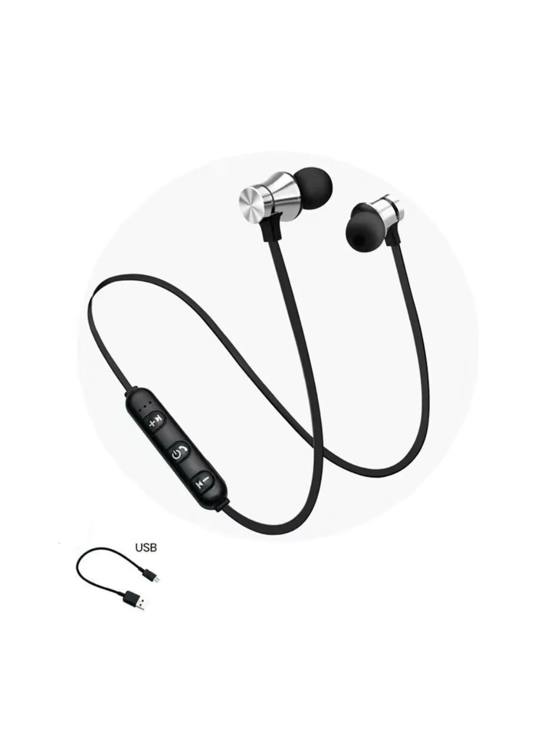 Серебряный беспроводные Bluetooth Наушники