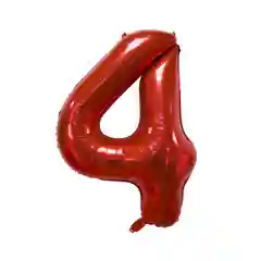 Шары-цифры, цвет красный, 40 и 67 см