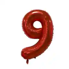 Шары-цифры, цвет красный, 40 и 67 см