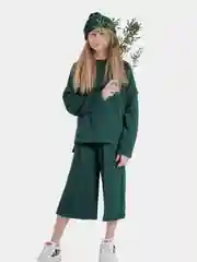 Детский спортивный костюм для девочки подростка: свитшот и кюлоты, домашний костюм,брюками