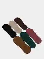 Носки женские хлопчатобумажные короткие, однотонные, впитывающие