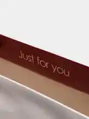 Розовый подарочный бумажный пакет "Thank You"
