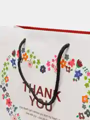 Розовый подарочный бумажный пакет "Thank You"