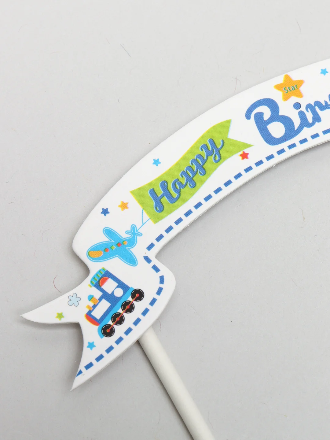 Розовый топперы Happy birthday для торта
