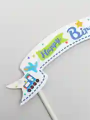 Розовый топперы Happy birthday для торта