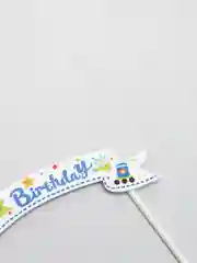 Розовый топперы Happy birthday для торта