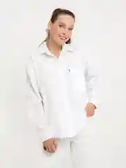 Белый рубашка белая, льняная
