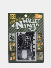 Мультитул Wallet Ninja - 18 инструментов