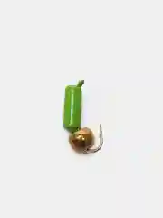Коралловый мормышка "Гвоздешарик" Pike, свинец, безнасадочная