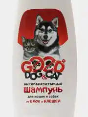 Антипаразитарный шампунь "Good Dog&Cat", универсальный, для кошек и собак, 250 мл