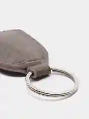 Брелок "Сердечко", серый