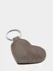 Брелок "Сердечко", серый