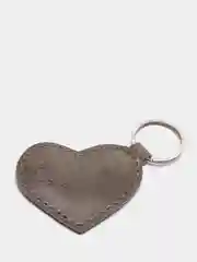 Брелок "Сердечко", серый